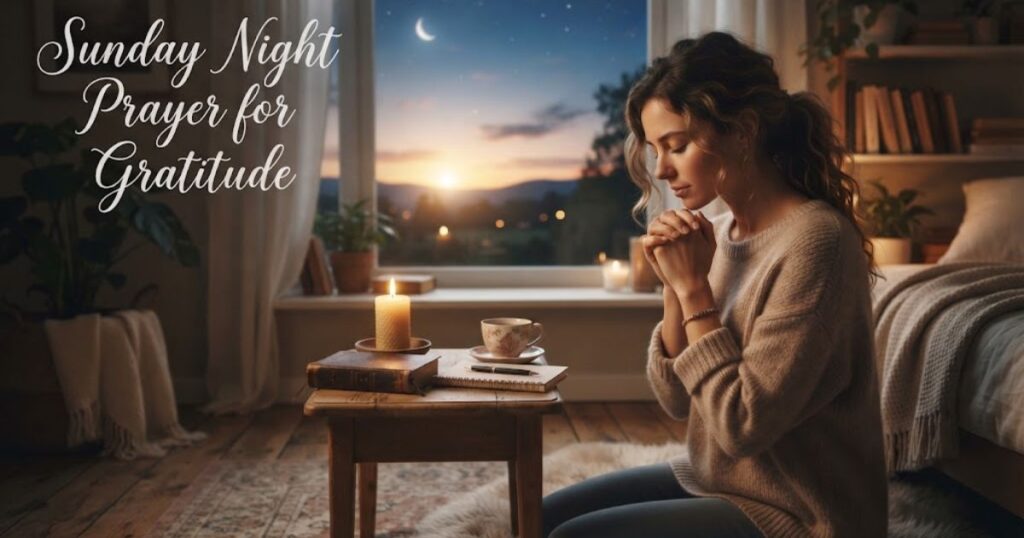 Sunday Night Prayer for Gratitude