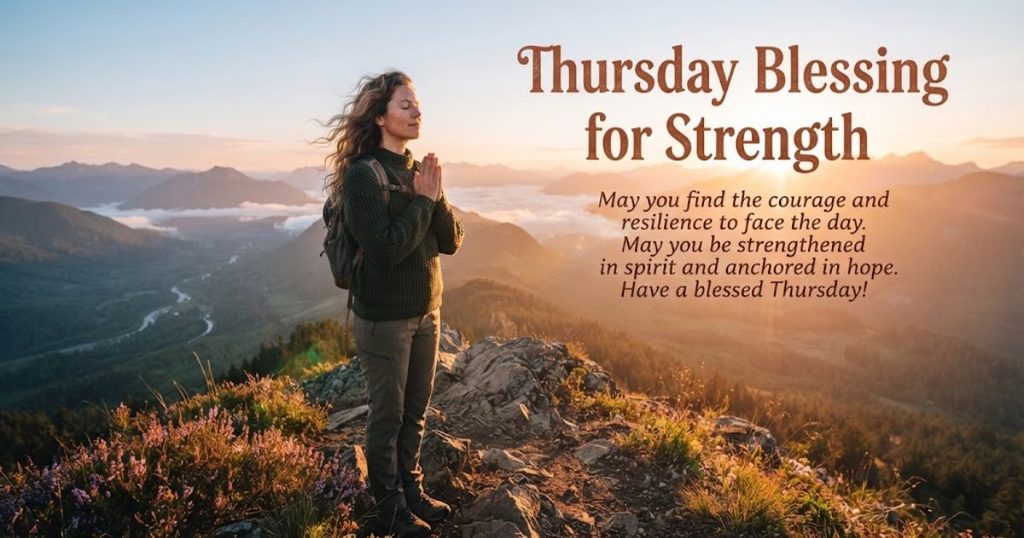 Thursday Blessing for Strength