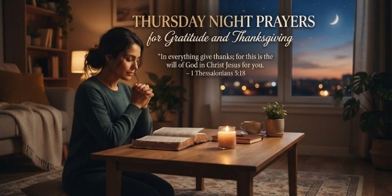 Thursday Night Prayers for Gratitude and Thanksgiving