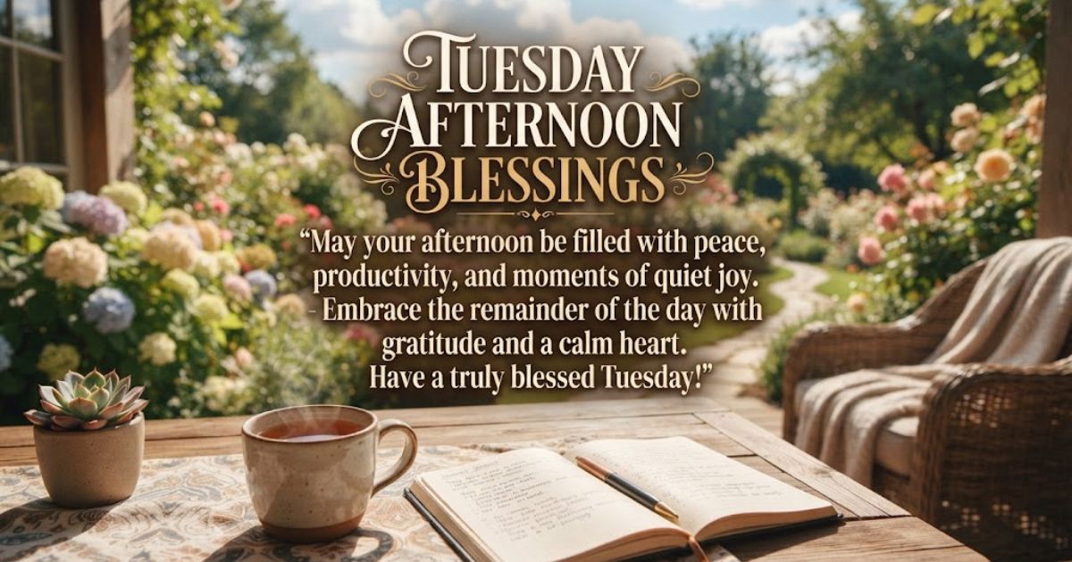 Tuesday Afternoon Blessings Quotes