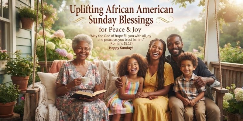 Uplifting African American Sunday Blessings for Peace and Joy