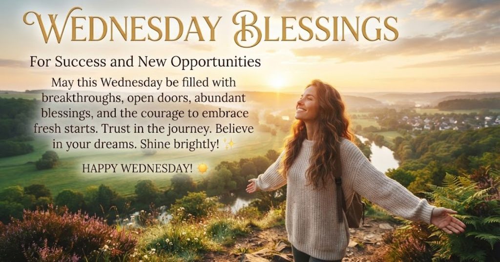 Wednesday Blessings for Success and New Opportunities