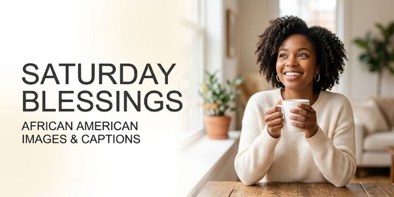 African American Saturday Blessings Images and Social Media Captions