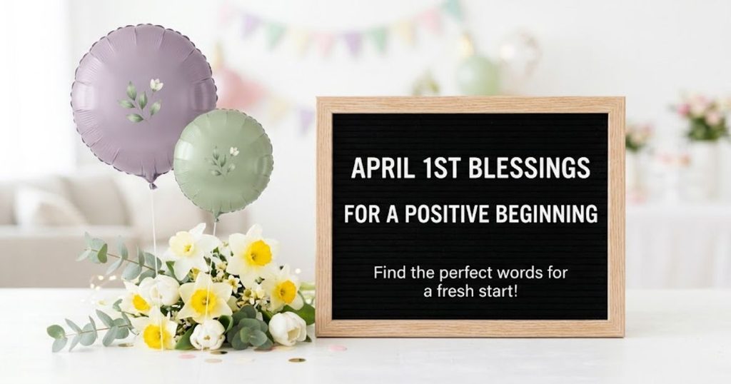 April 1st Blessings for a Positive Beginning