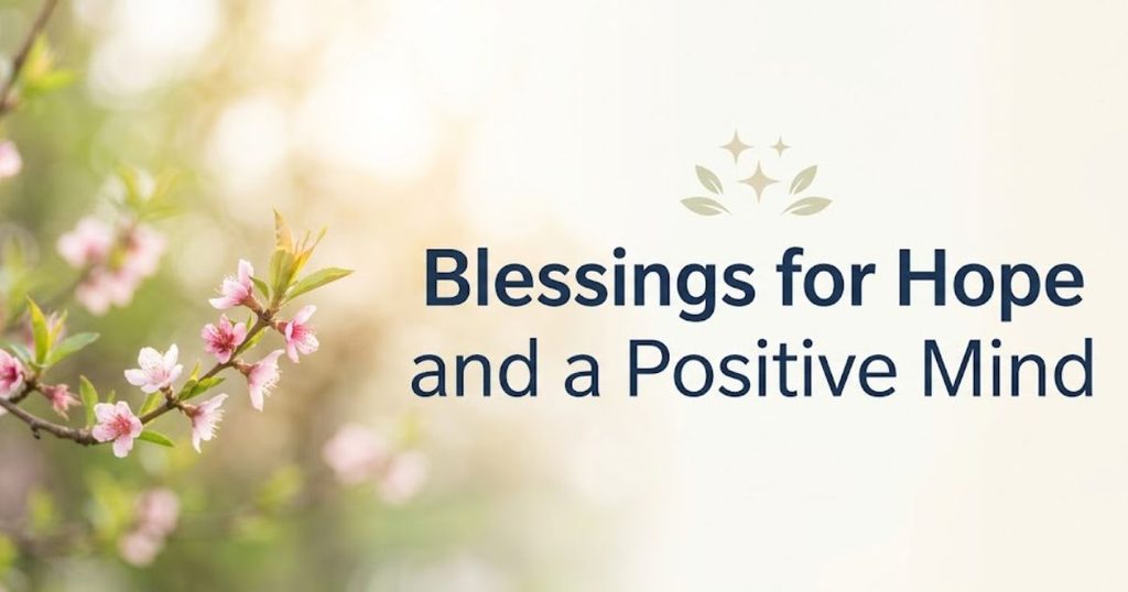 Blessings for Hope and a Positive Mind