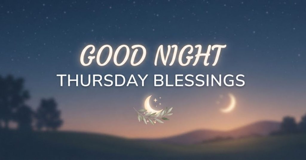 Good Night Thursday Blessings