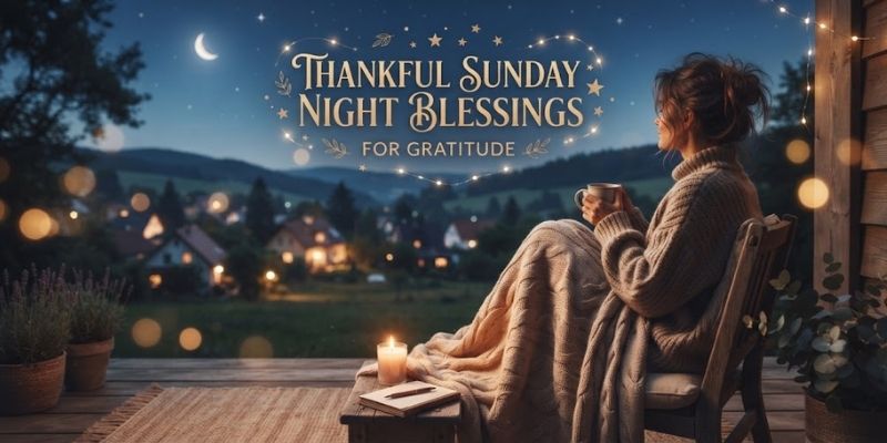 Thankful Sunday Night Blessings for Gratitude