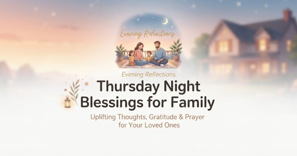 Thursday Night Blessings for Family