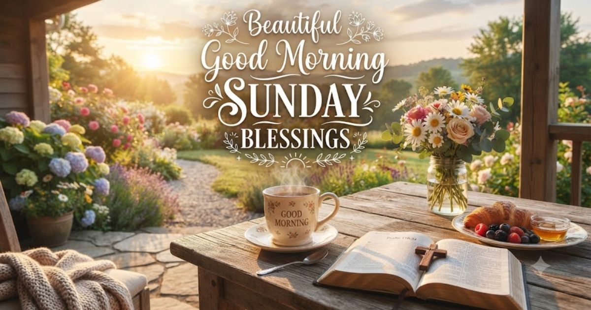 beautiful good morning sunday blessings