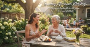 sunday afternoon blessings
