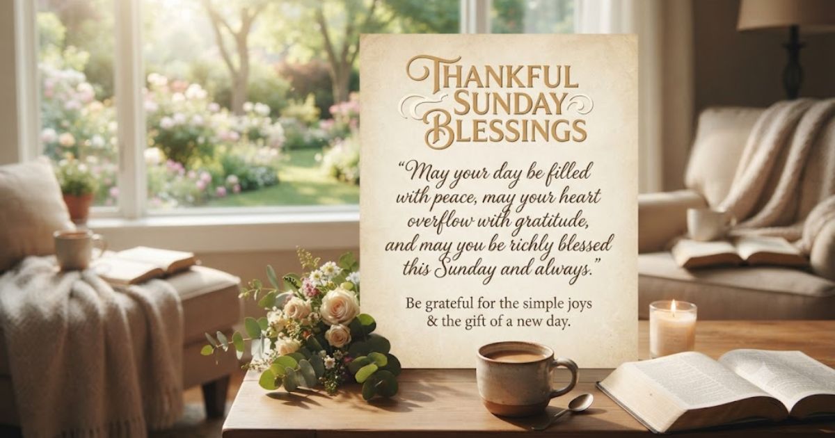 thankful sunday blessings quotes