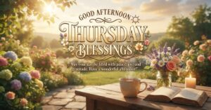 good afternoon thursday blessings