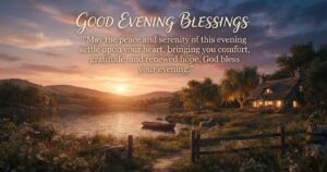 good evening blessings images and quotes