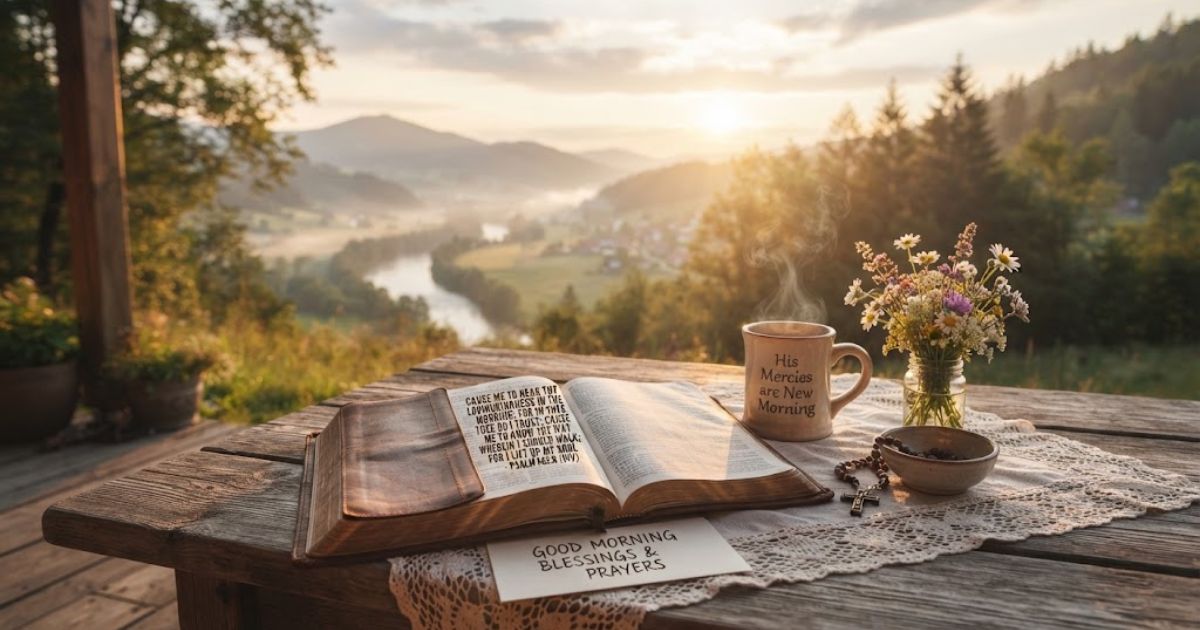 good morning blessings and prayers bible verses