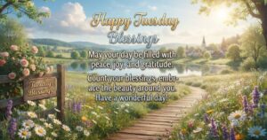 Happy Tuesday Blessings