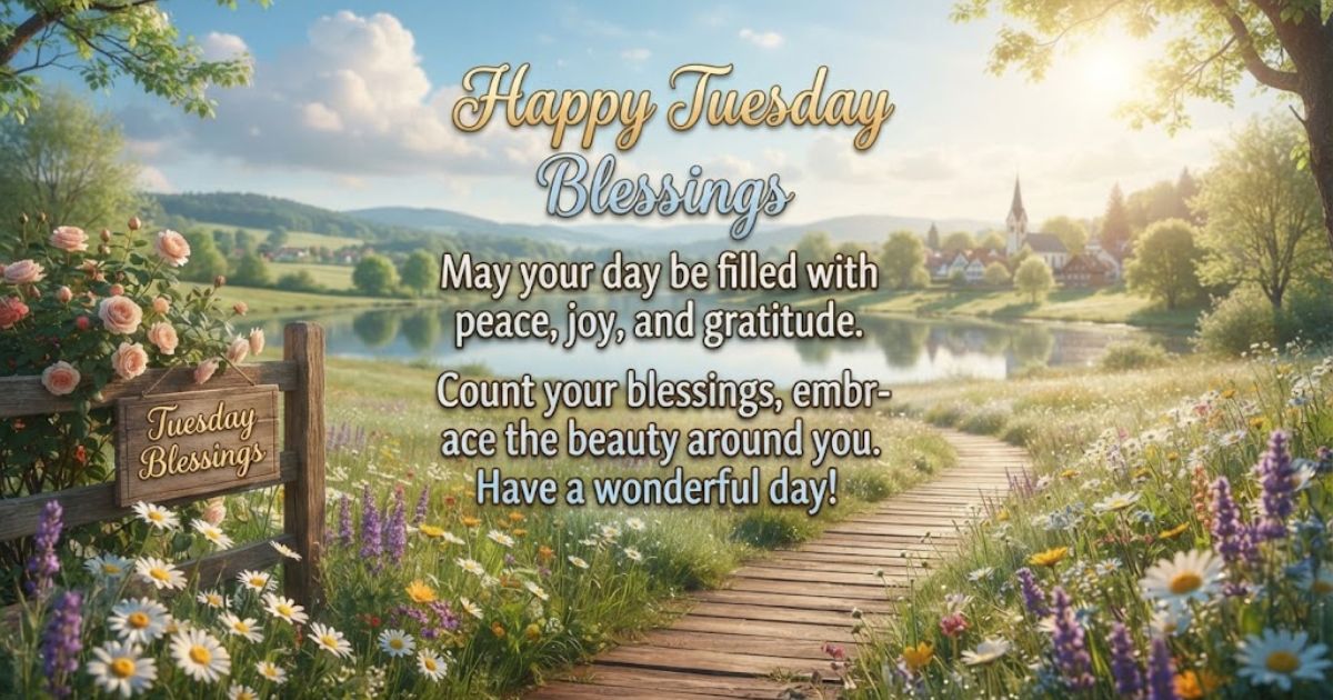 Happy Tuesday Blessings