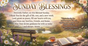 sunday blessings images with prayers and quotes