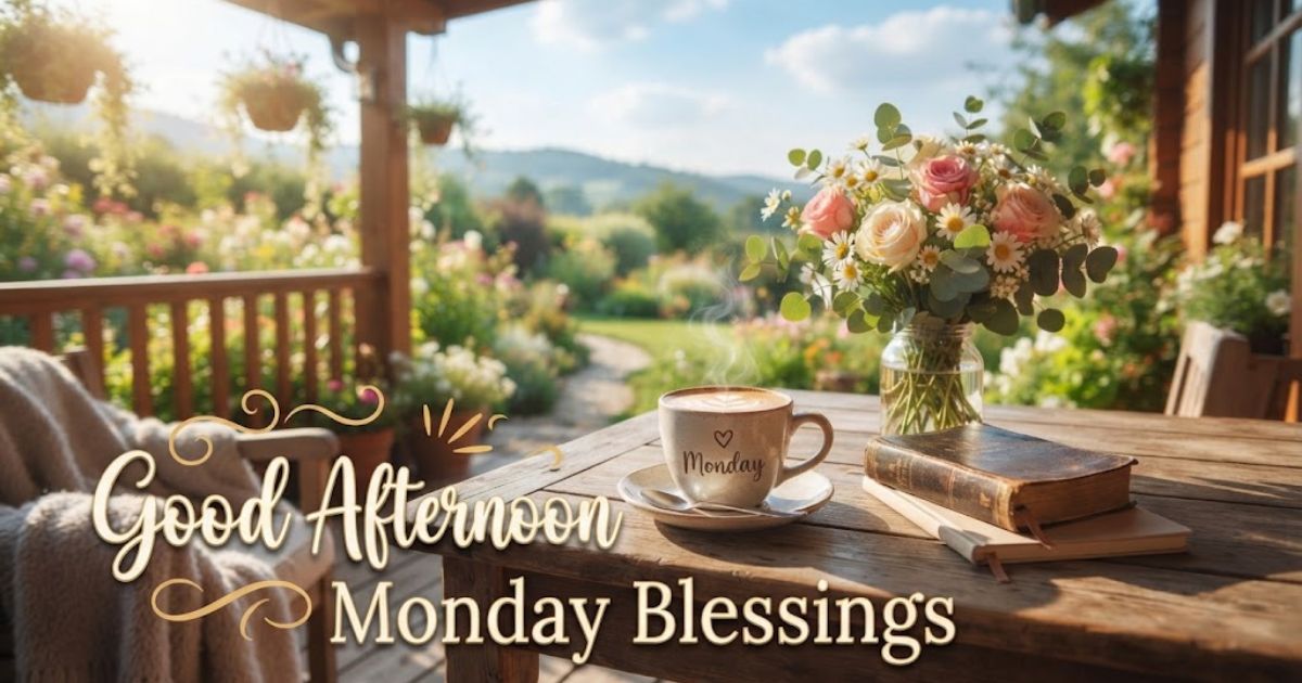 good afternoon monday blessings