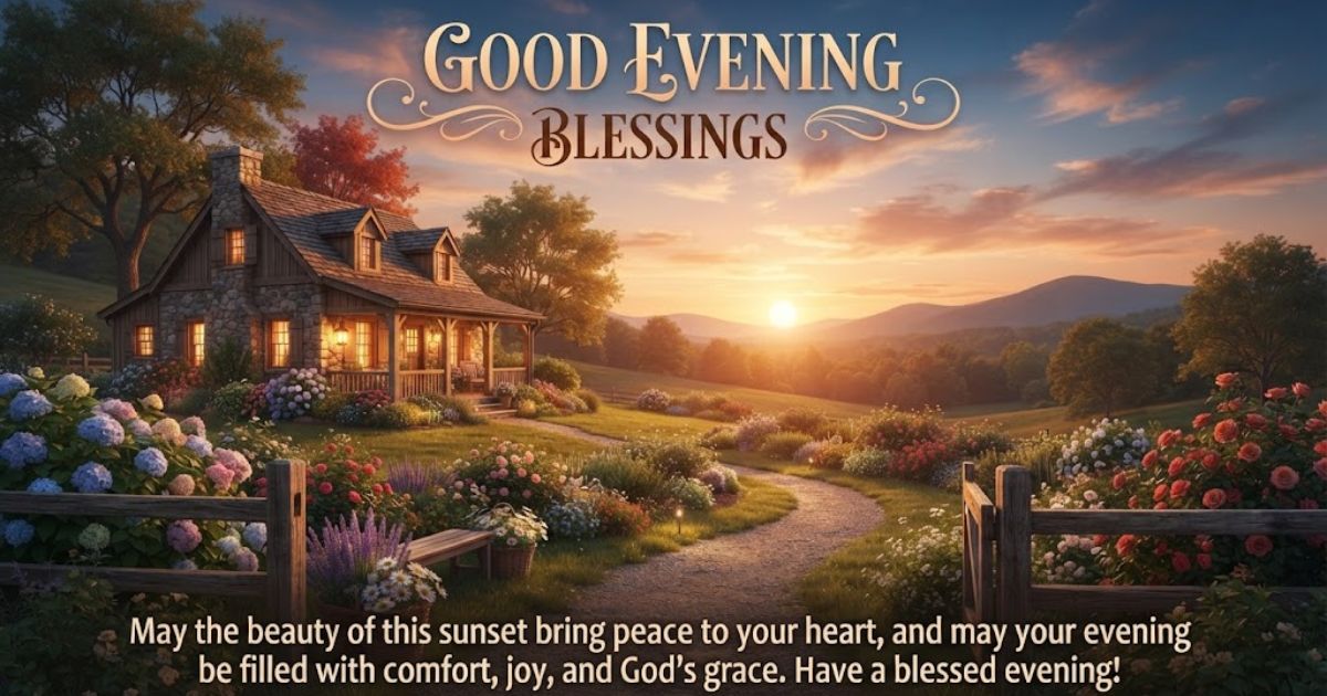 good evening blessings images