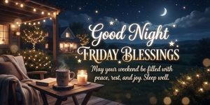 good night friday blessings