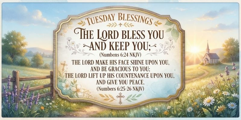 tuesday bible verse blessings