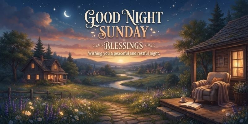 good night sunday blessings