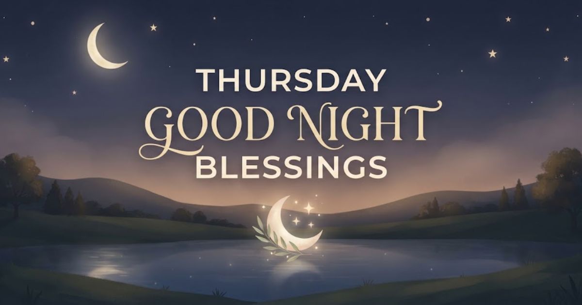 good night thursday blessings