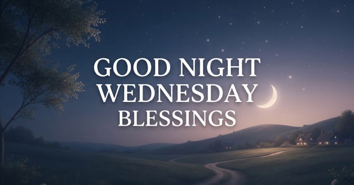 good night wednesday blessings