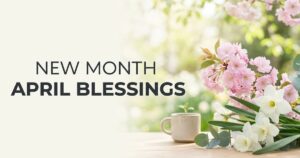 new month april blessings